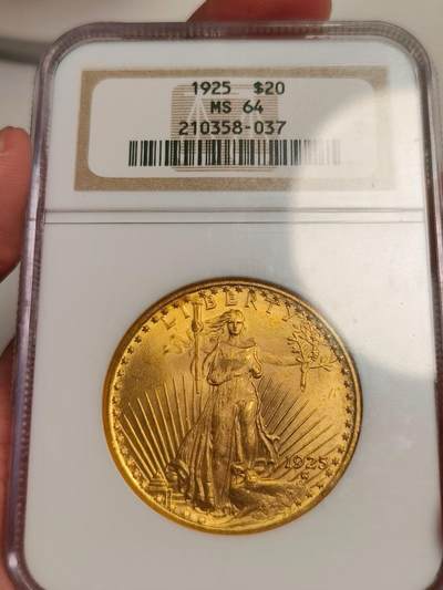 1925年美国20美元双鹰金币