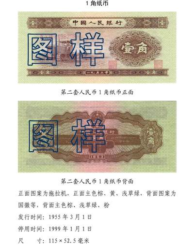 共和国第二套人民币1角