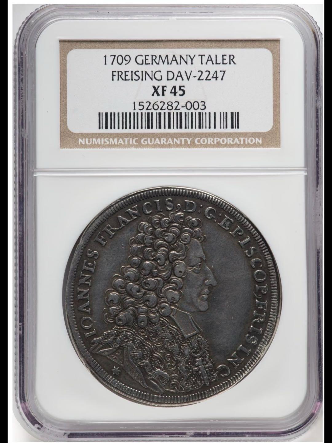 1709年神罗弗莱辛泰勒银币