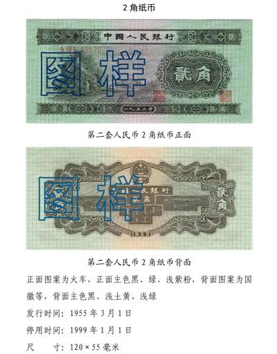 共和国第二套人民币贰角