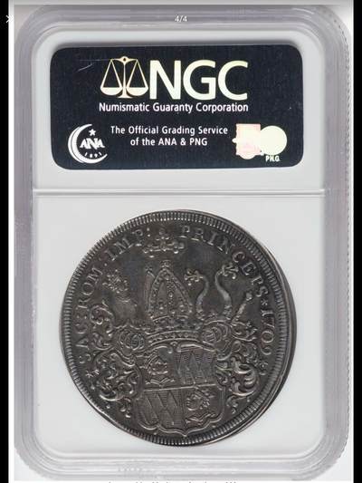 1709年神罗弗莱辛泰勒银币