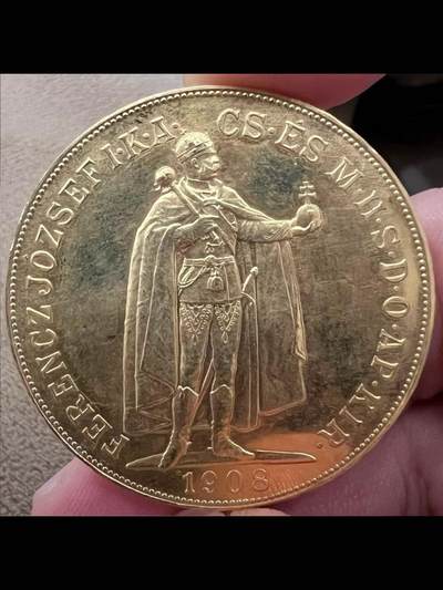 1908年奥匈帝国100科罗纳金币