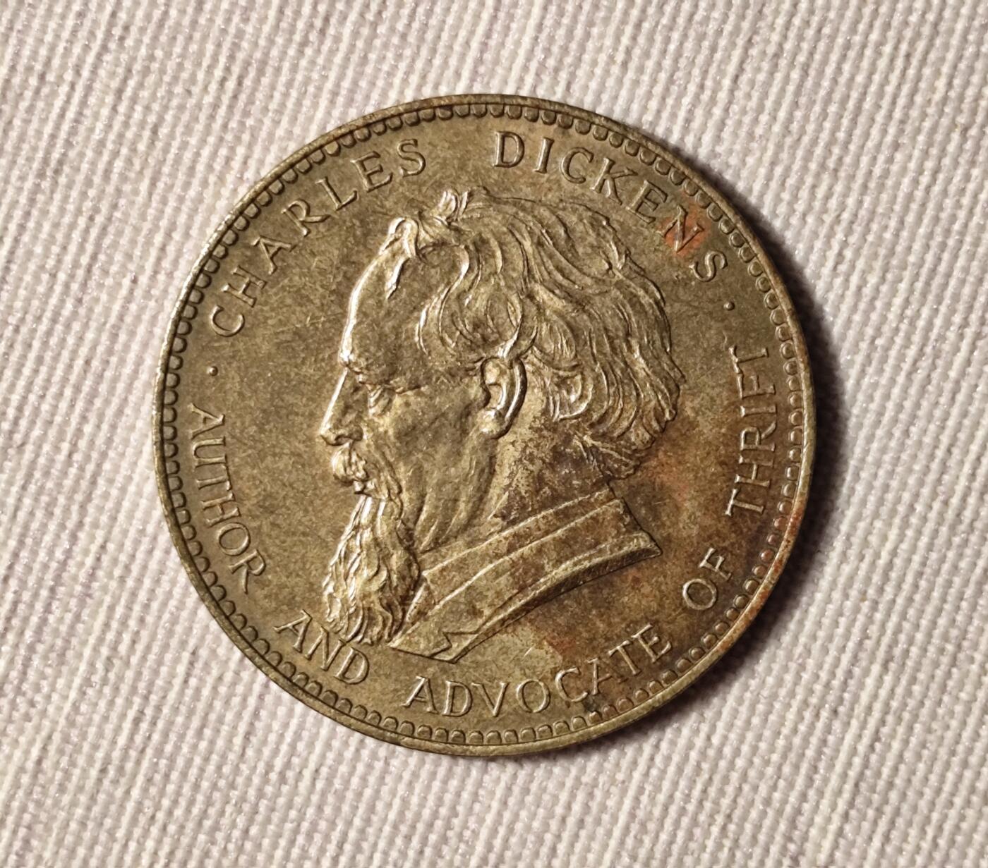 1961年信托储蓄银行周狄更斯纪念章