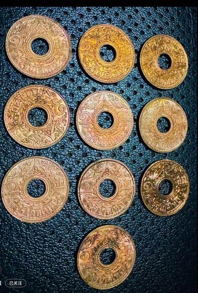 百年暹罗萨当铜币