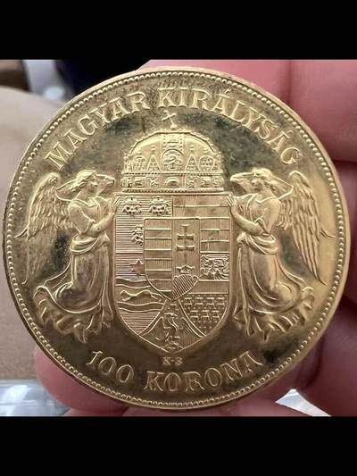 1908年奥匈帝国100科罗纳金币