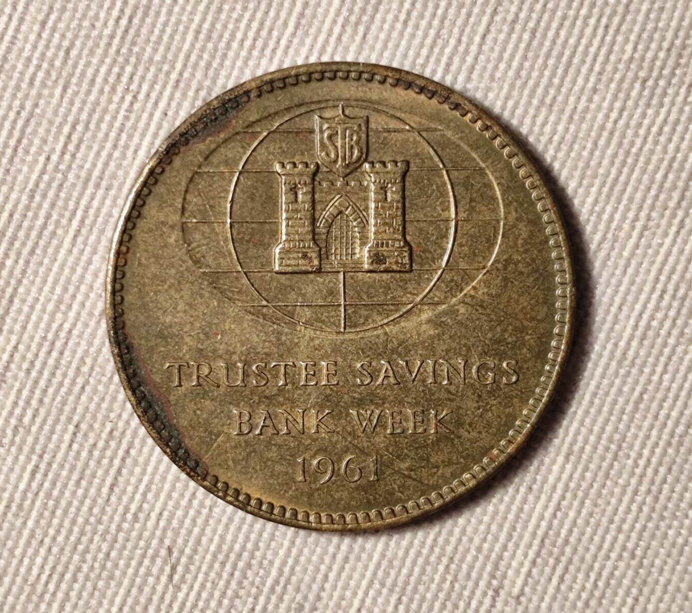 1961年信托储蓄银行周狄更斯纪念章