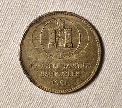 1961年信托储蓄银行周狄更斯纪念章