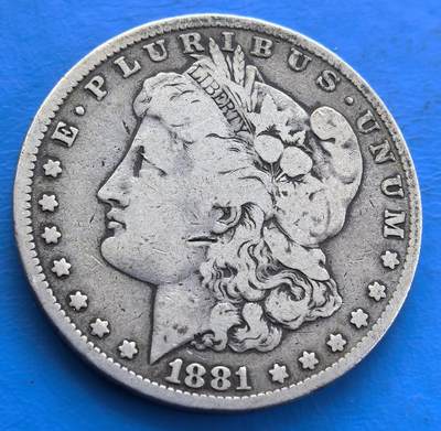 美国1881年摩根大银币
