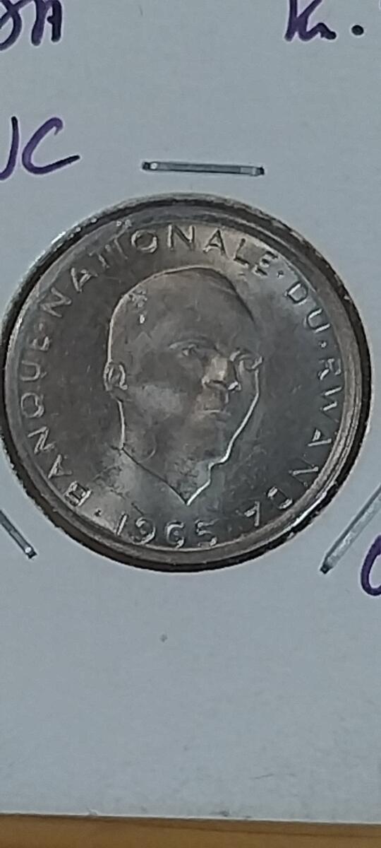 1965年卢旺达1法郎