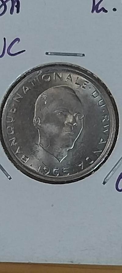 1965年卢旺达1法郎