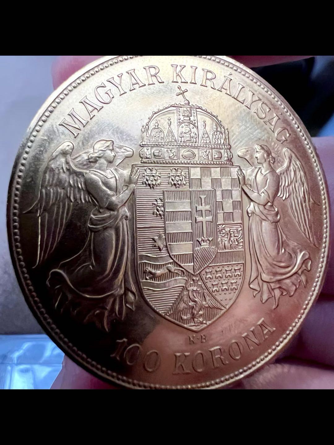 1908年奥匈帝国100科罗纳金币