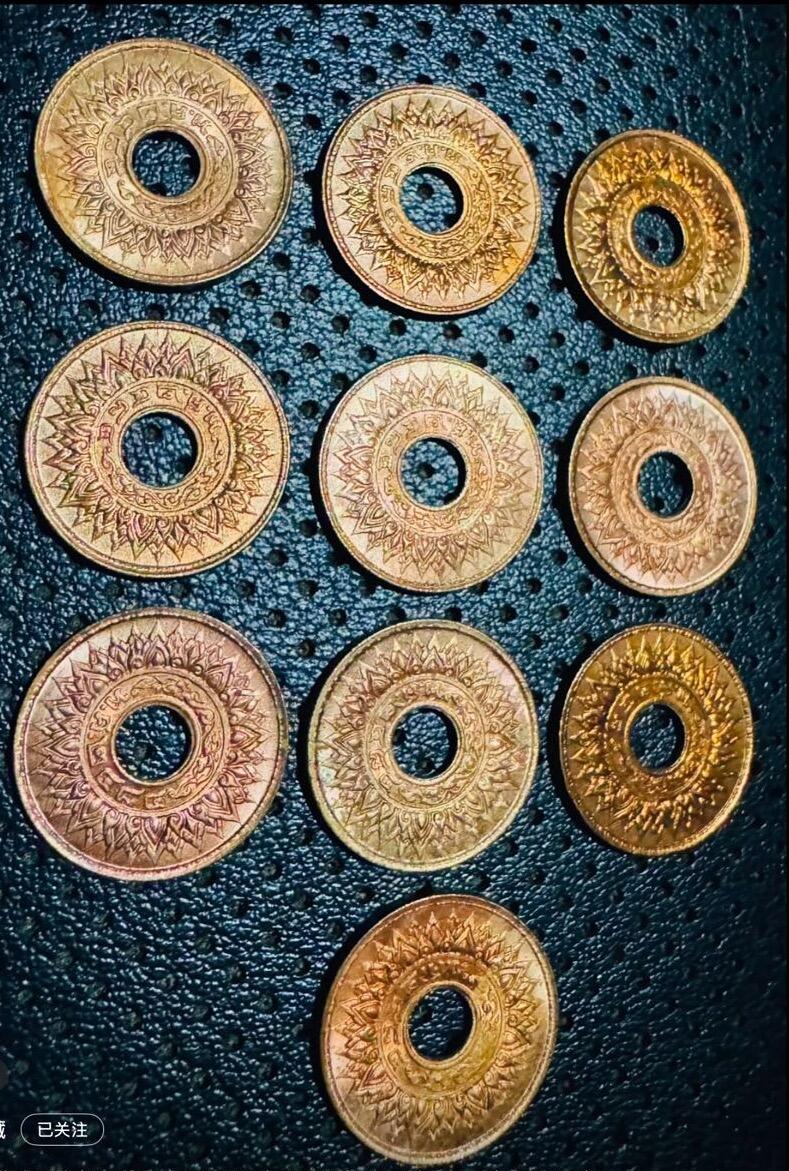 百年暹罗萨当铜币