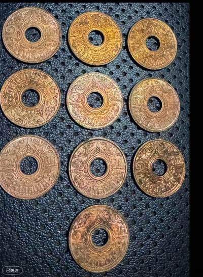 百年暹罗萨当铜币