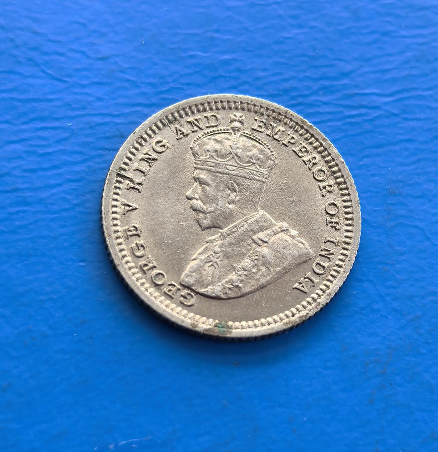 极美品香港1935年五仙