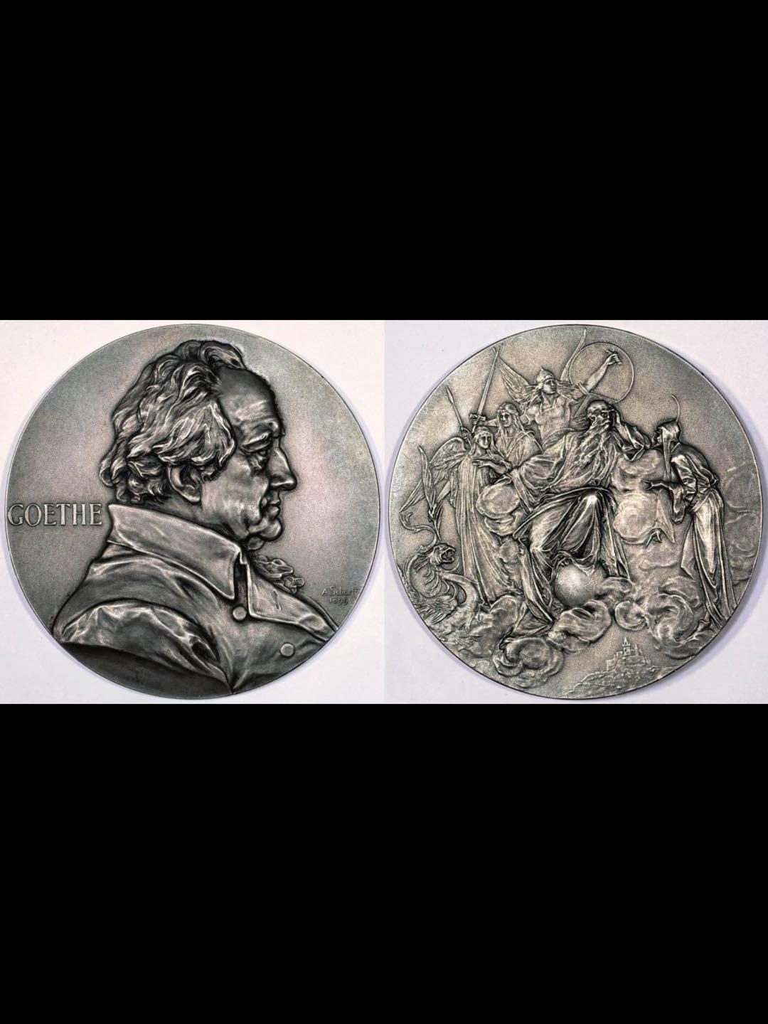 歌德诞辰150周年纪念银章
