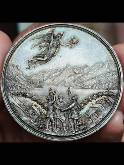 1891年瑞士联邦成立600周年银章