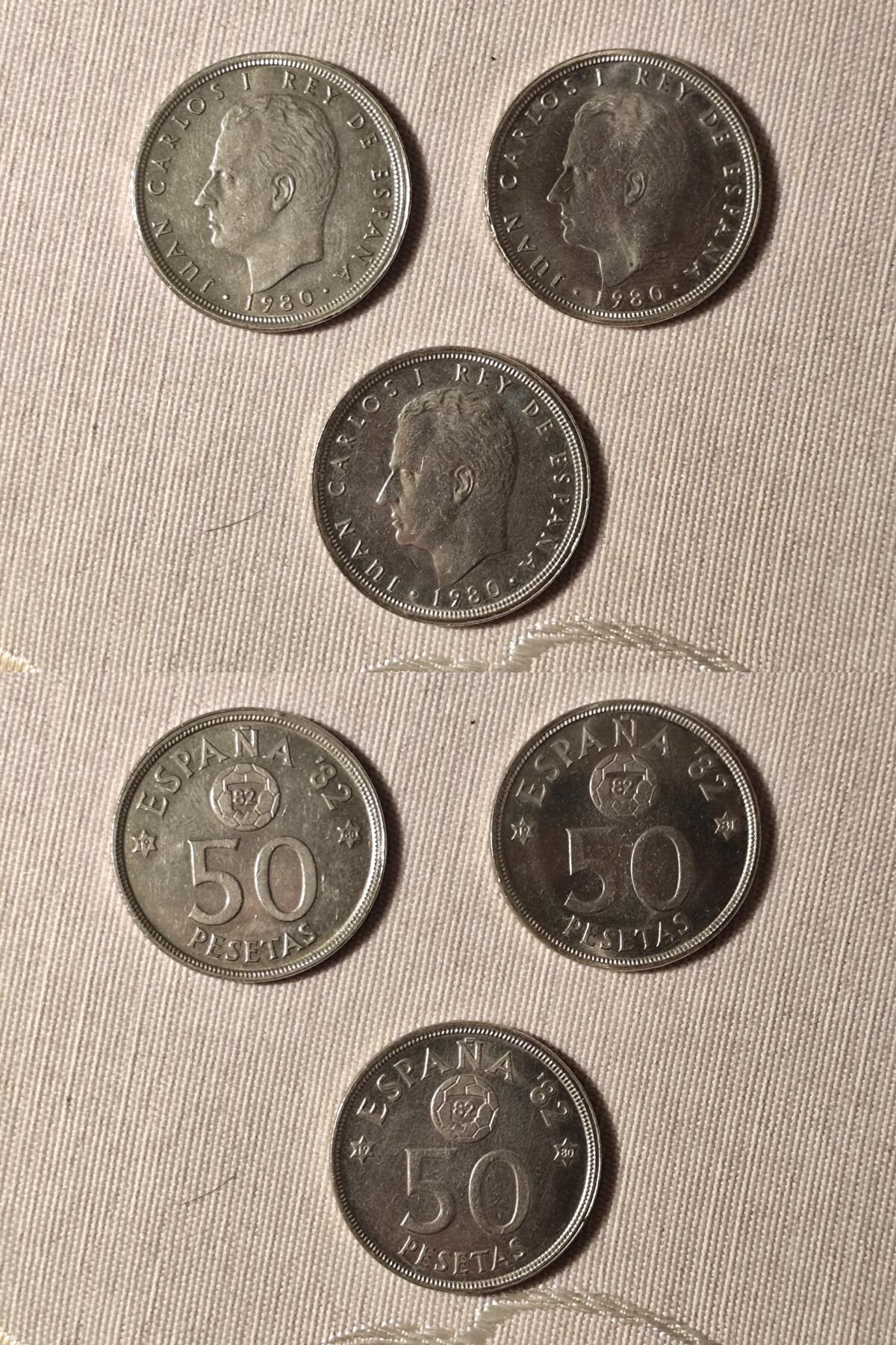 西班牙82年世界杯流通纪念币