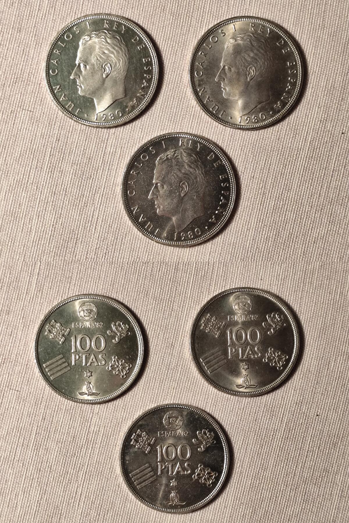 西班牙82年世界杯流通纪念币