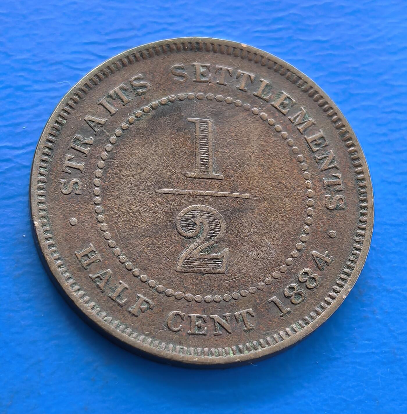 少见海峡1884年半分