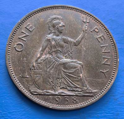 原光英国1938年大便士