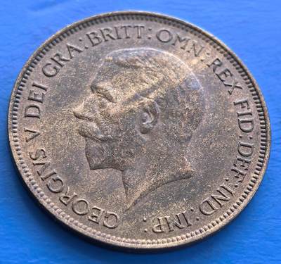 原光英国不列颠尼亚女神1935年大便士