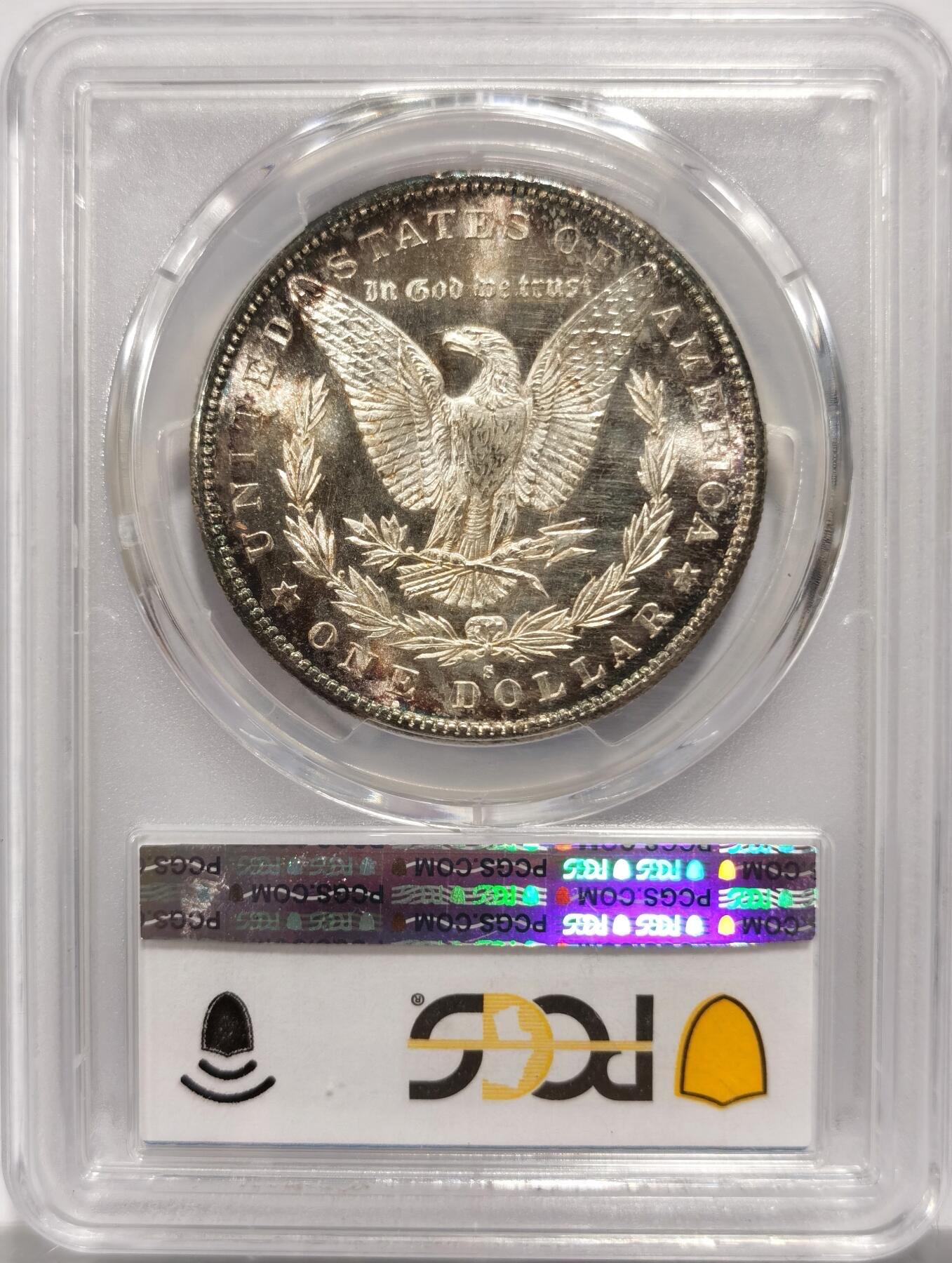 PCGS-MS64PL，美国1880年S版摩根