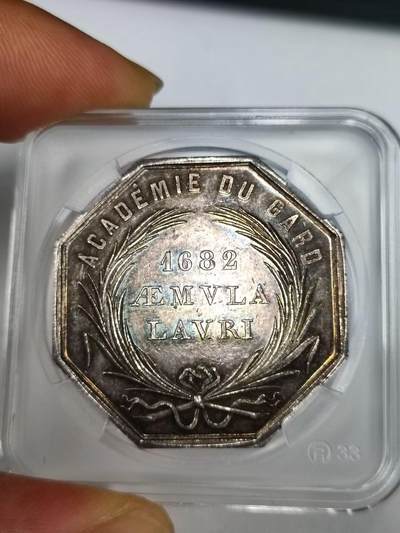 树下被拴住的鳄鱼八角银章