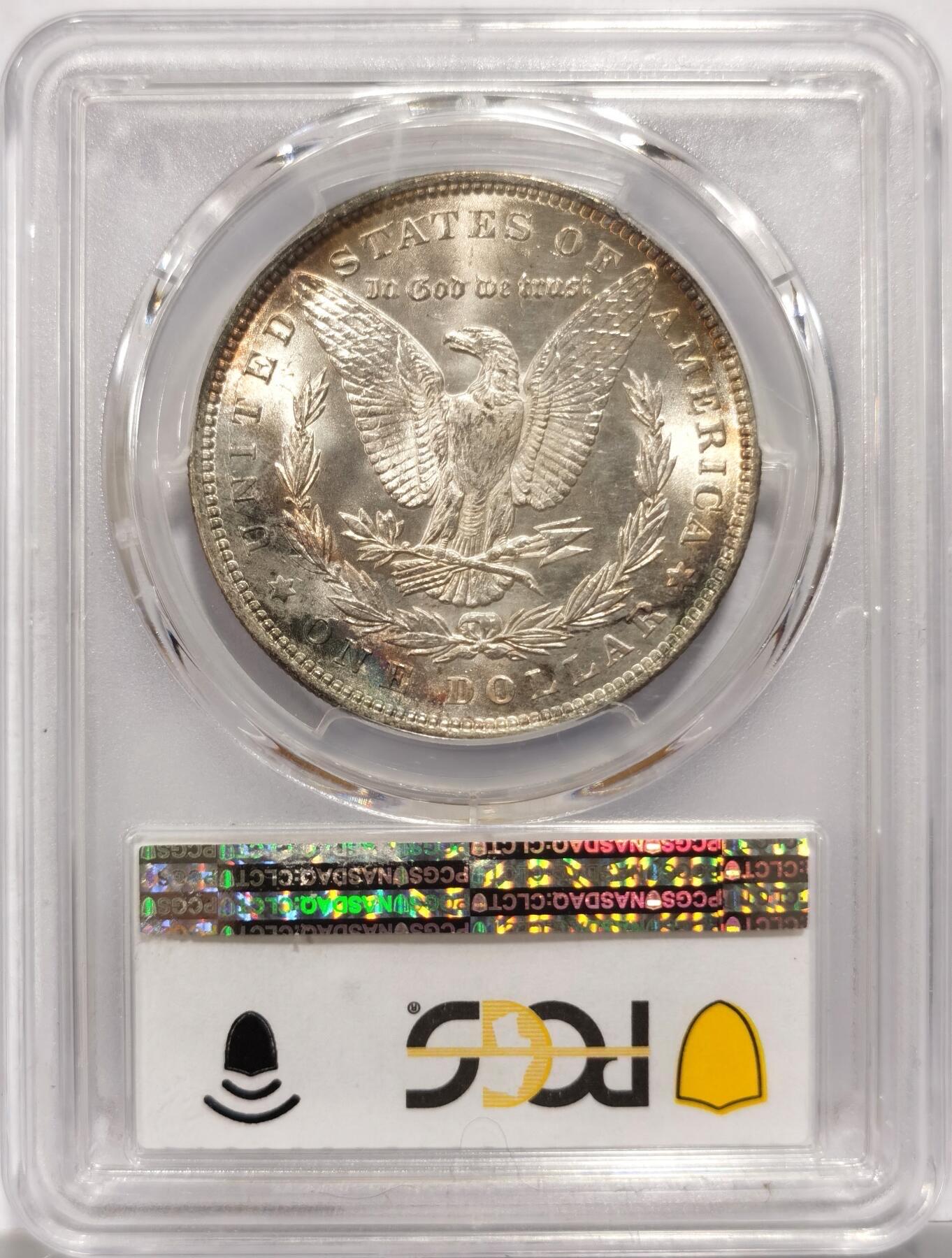 PCGS-MS64，美国1891年P版摩根