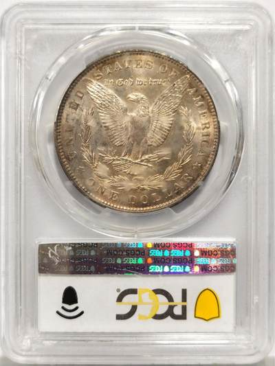 PCGS-MS63，美国1892年费城版摩根 此版是费城铸币厂发行量第二低的年份 仅次于大珍1895摩根王