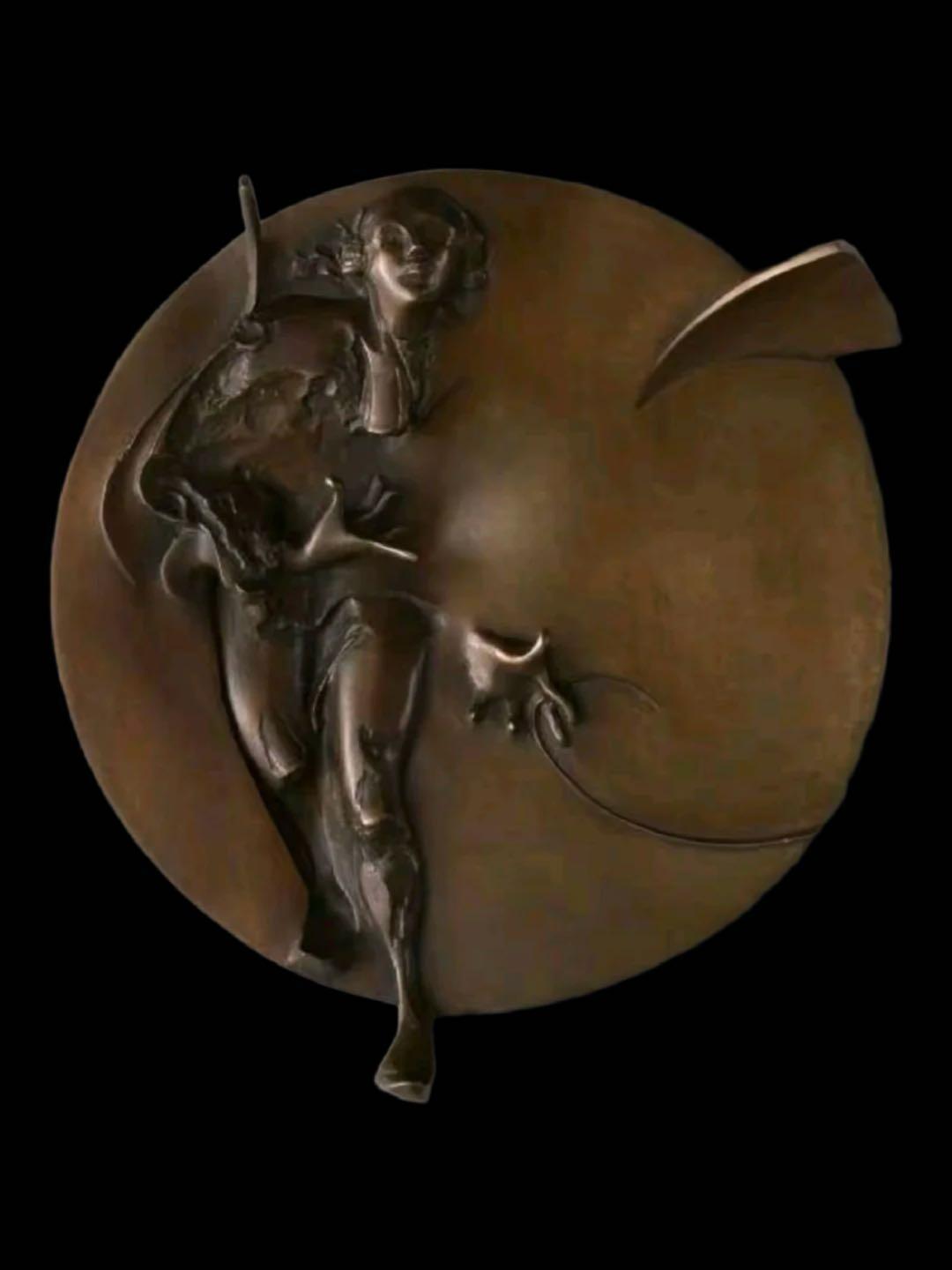 金属章（MEDEAL)作品《放风筝》