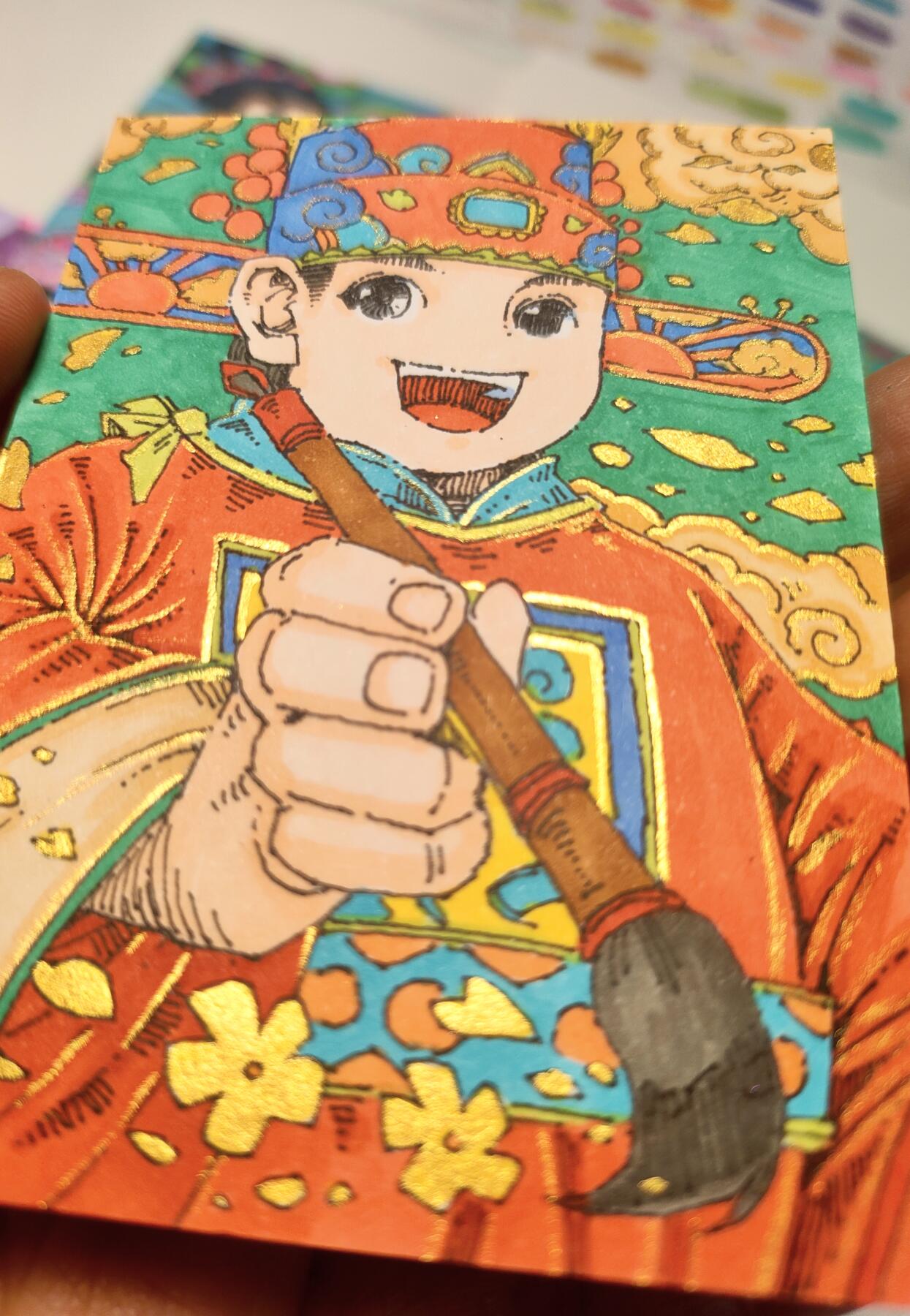 蟾宫折桂，金榜题名
麻姑献寿，松柏长青