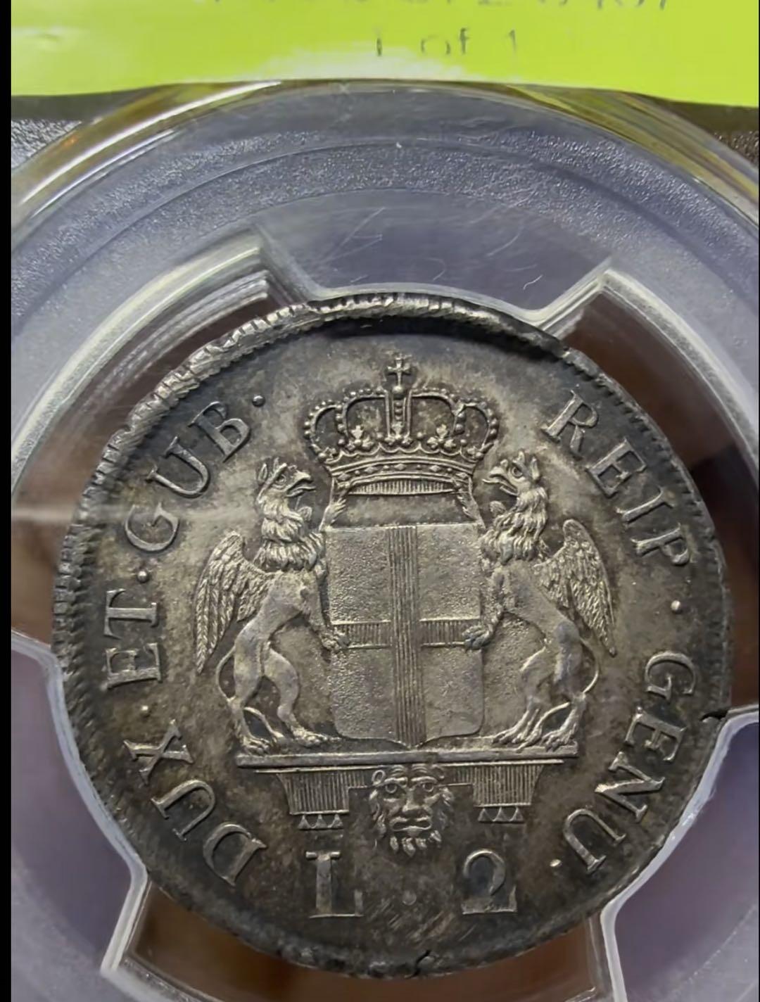 1794年热那亚2里拉银币