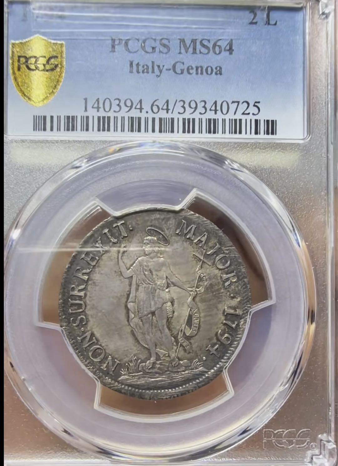 1794年热那亚2里拉银币