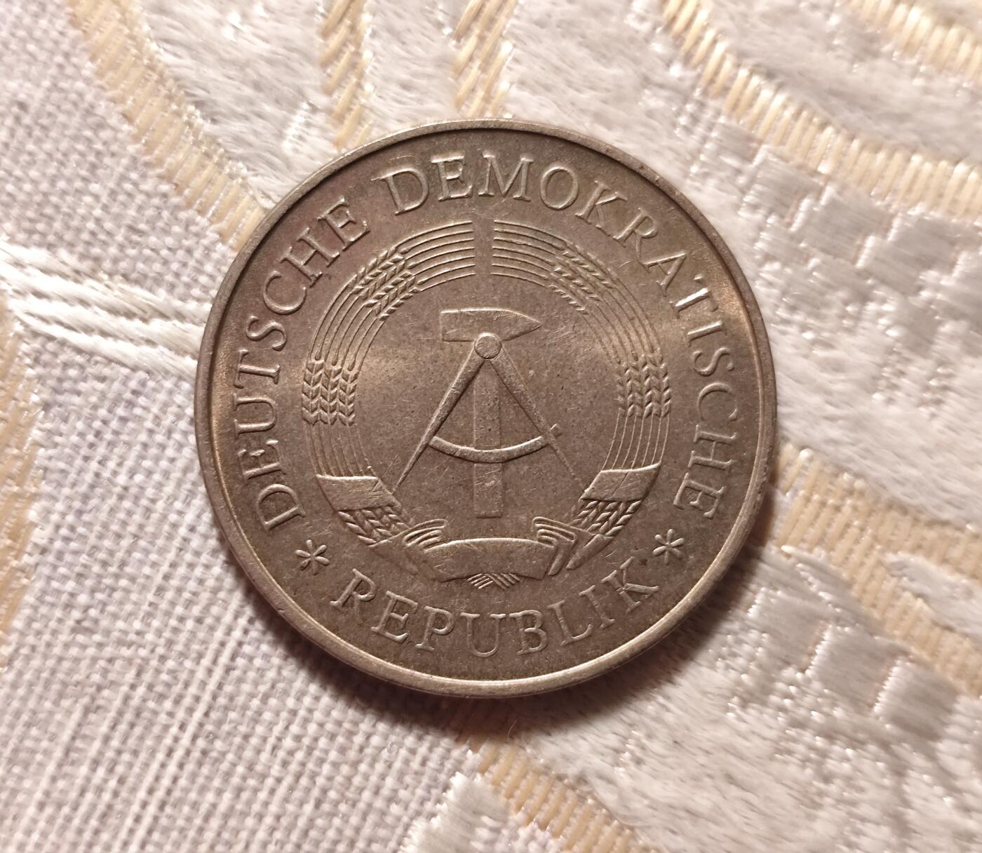 东德建国20周年5马克纪念币