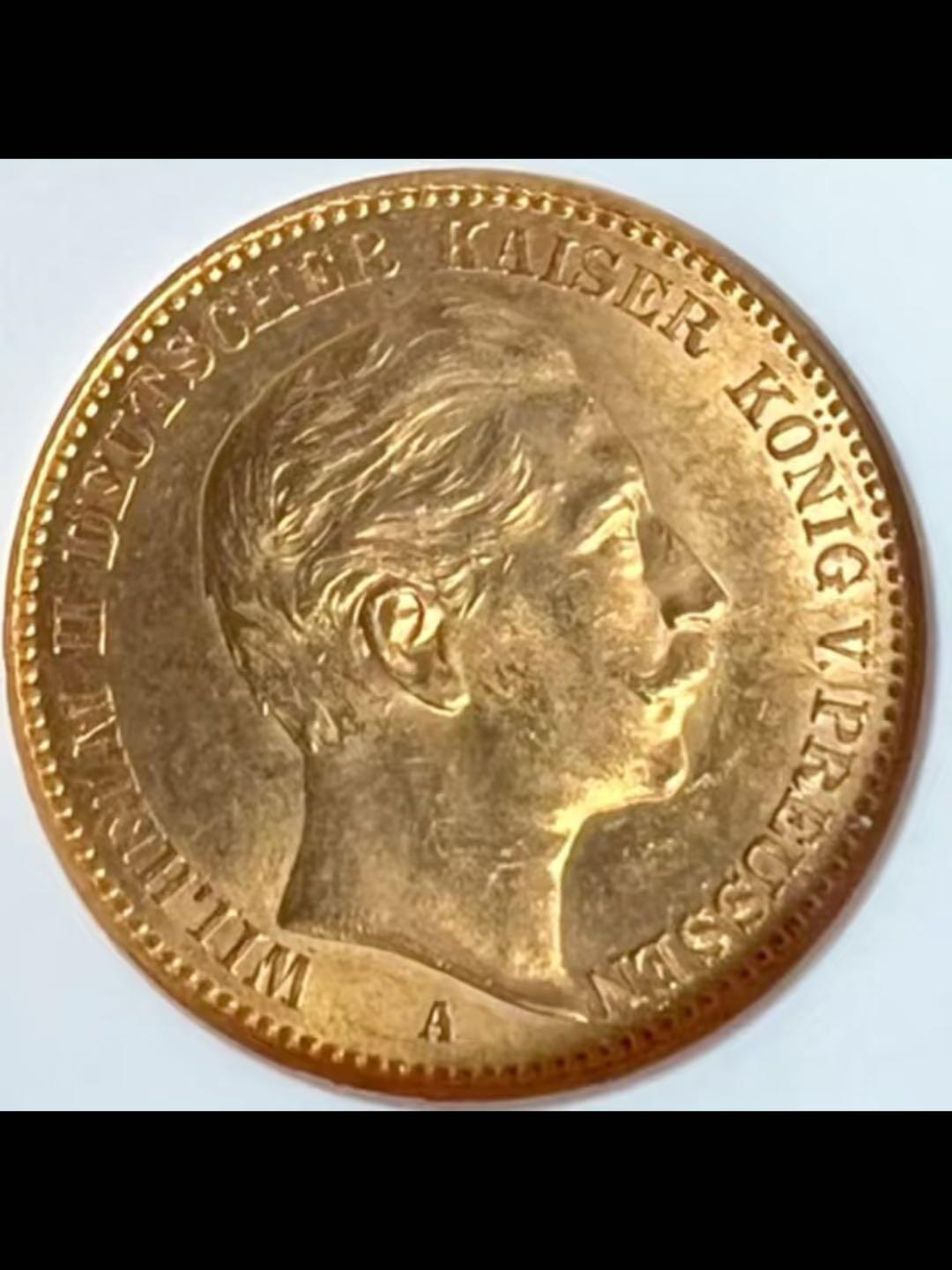 普鲁士帝国1896年20马克金币