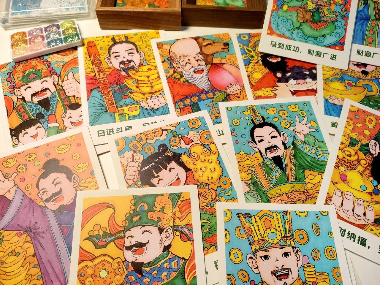 岁安时序 小花瓣文创手绘日历