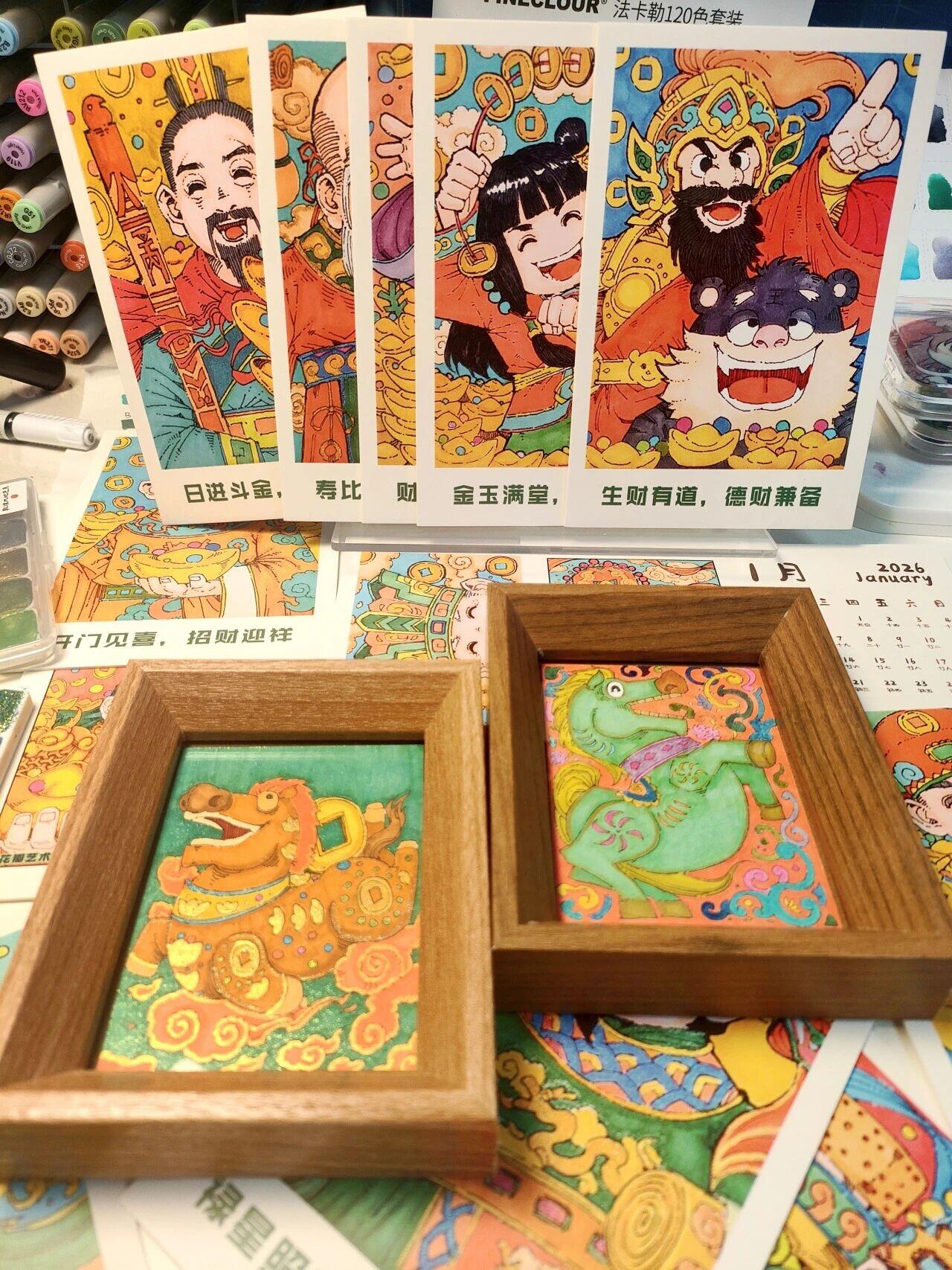 岁安时序 小花瓣文创手绘日历