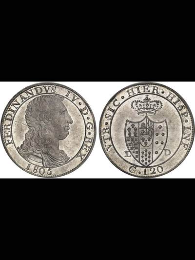 意大利那不勒斯1805年120格拉纳银币