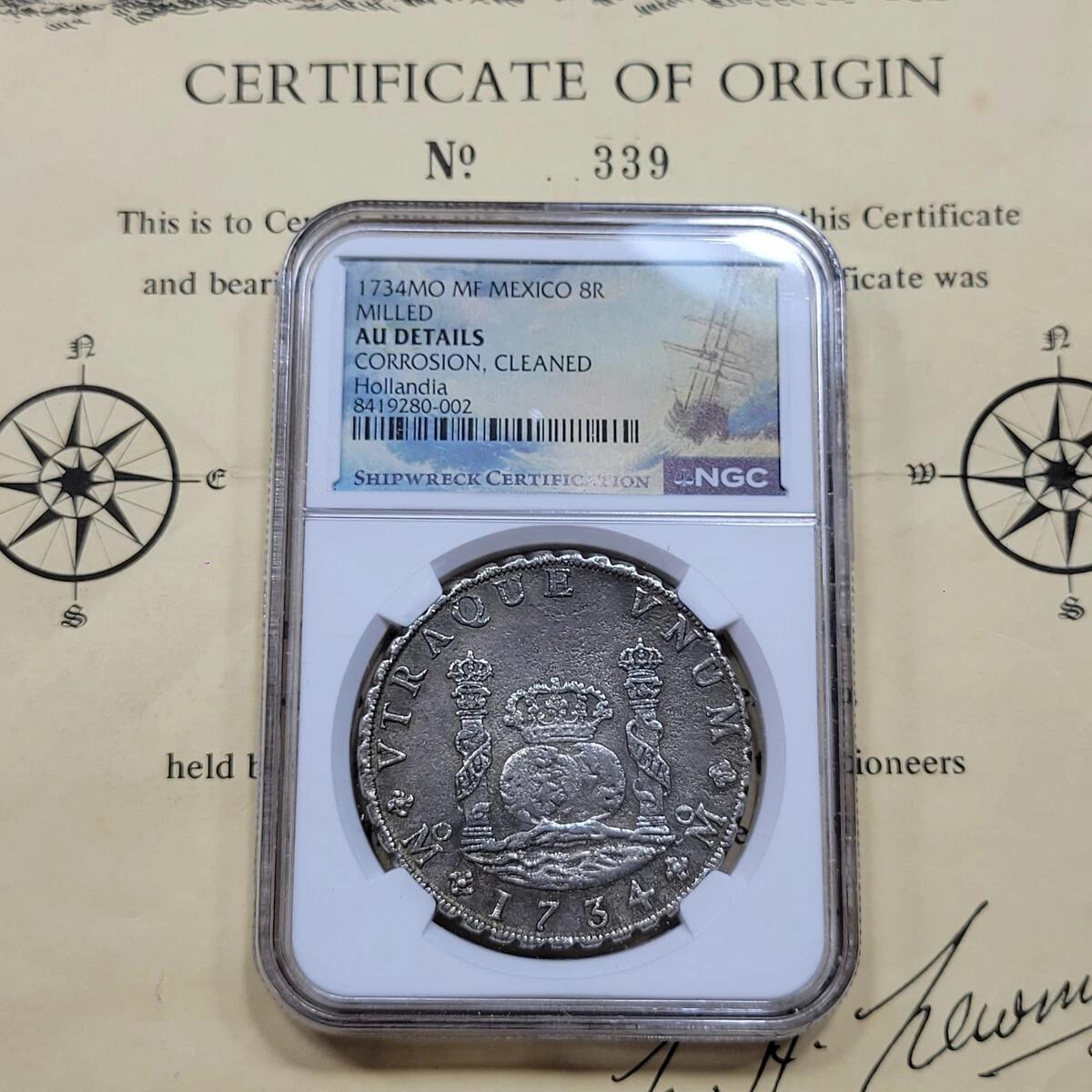 1734年地球双柱海捞银币- IchbinGimi - 麦稀奇