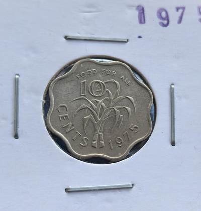  斯威士兰（现名埃斯瓦蒂尼）1975 年 10 分FAO纪念币