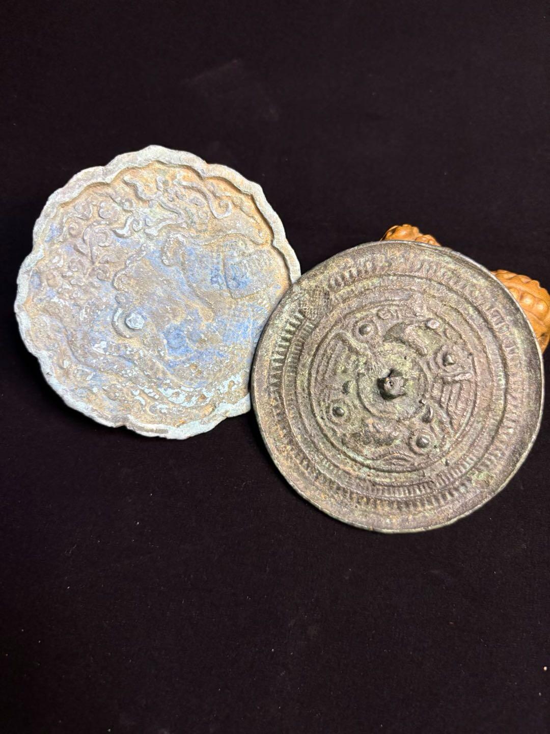 宋鱼化龙铜镜与宋仿汉单凤镜- 馨香园主1号- 麦稀奇