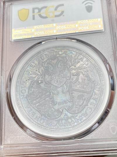 『藏图』PCGS MS62 1746年神圣罗马帝国时期哈尔自由市三盾徽大泰勒