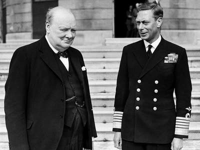 英国1965年丘吉尔逝世克朗纪念币