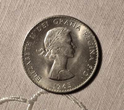 英国1965年丘吉尔逝世克朗纪念币
