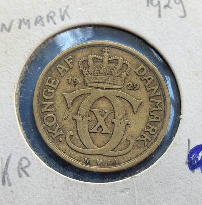 丹麦 1929 年克里斯蒂安十世1克朗