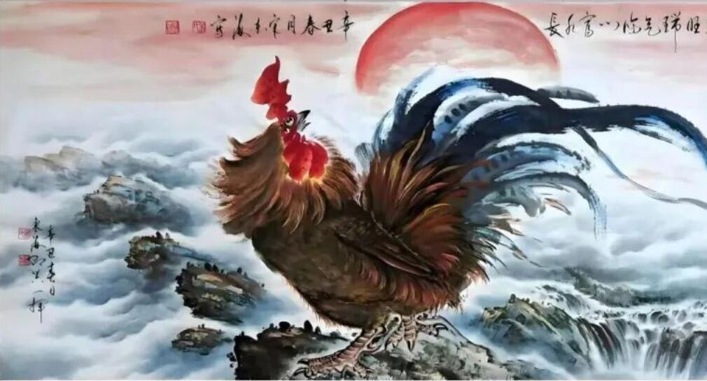 宅家必看！30幅国画雄鸡，给你最提气的一抹中国红！大吉大利，转发收藏！