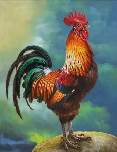 宅家必看！30幅国画雄鸡，给你最提气的一抹中国红！大吉大利，转发收藏！