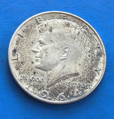 美国1964年肯尼迪高银50分币