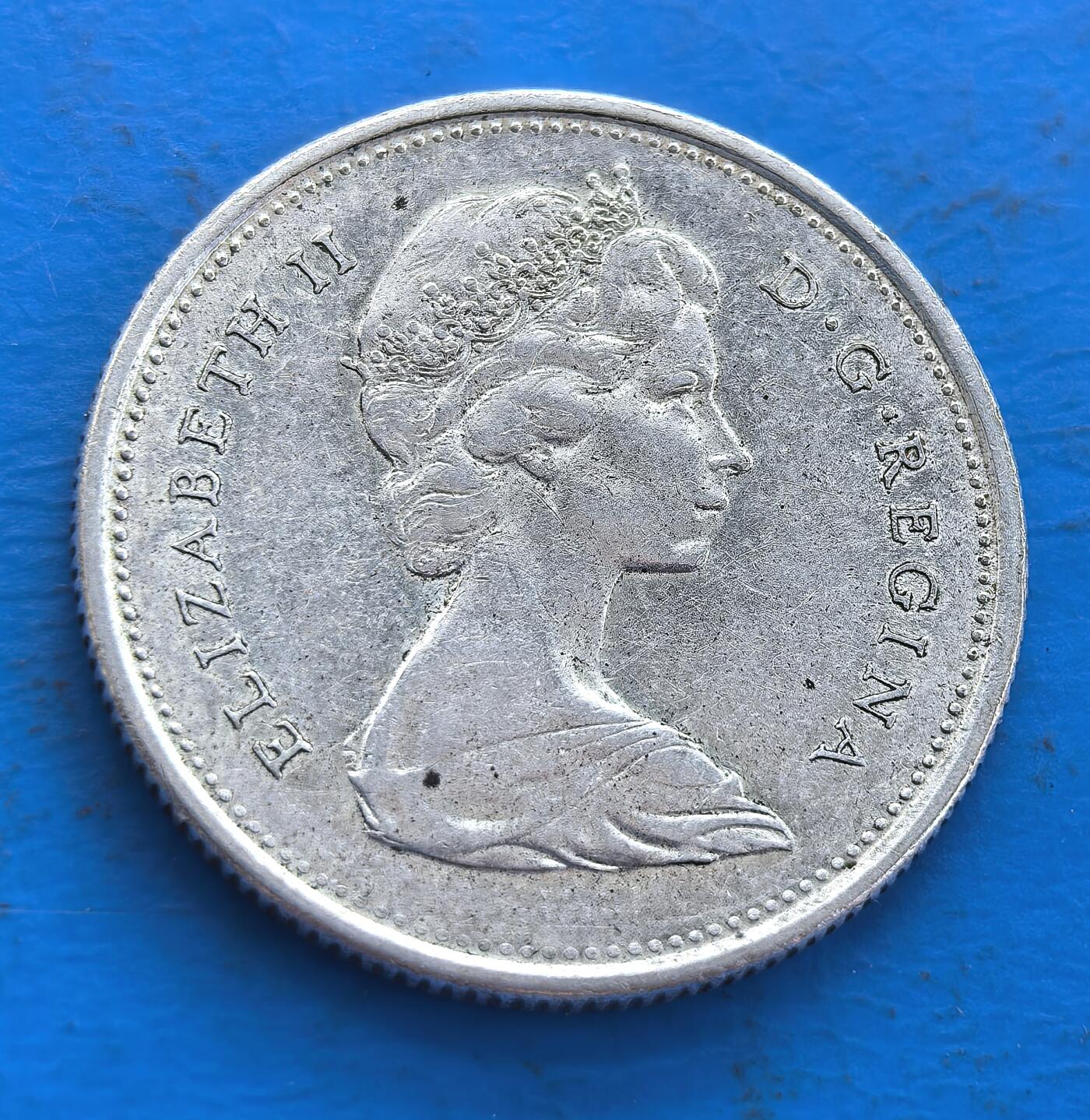 加拿大 1967 年联邦百年 25 分银币