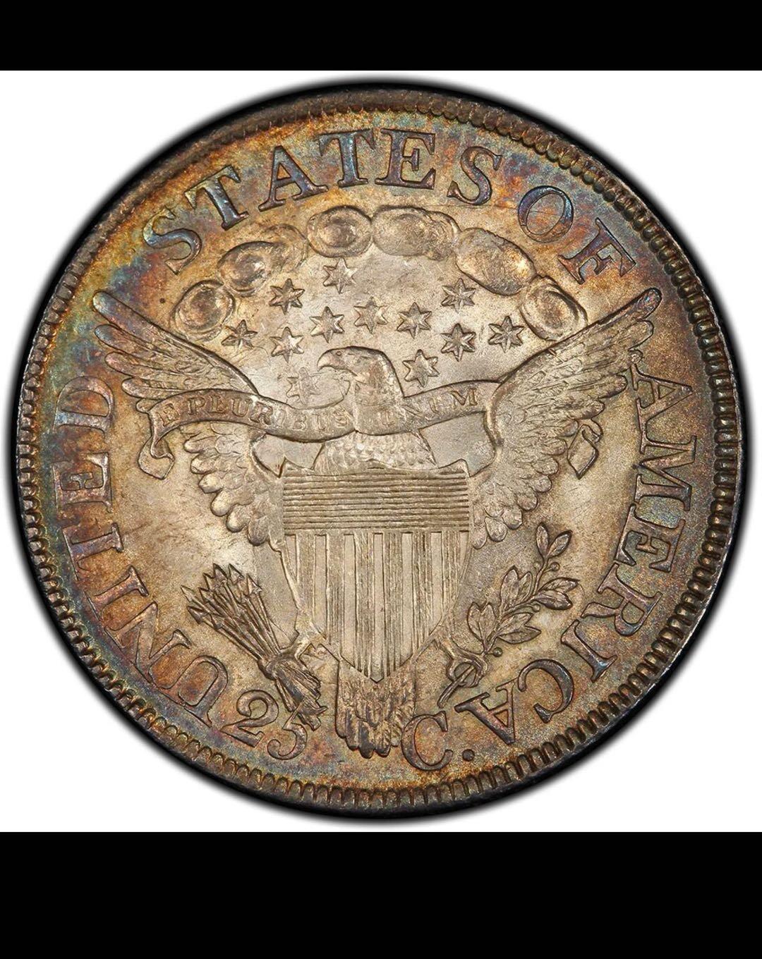 美国历代25美分钱币